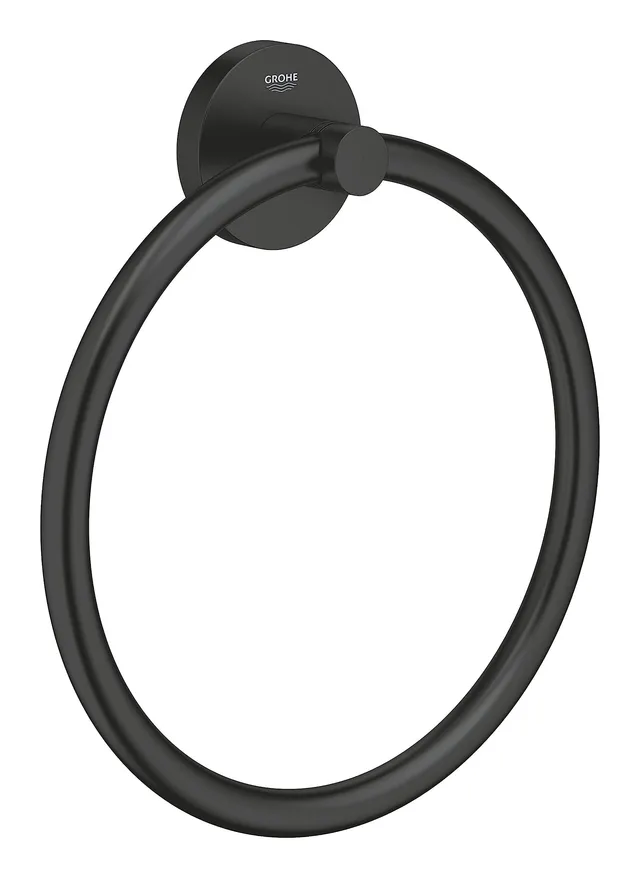 Grohe Start QuickFix 411742430 anello portasciugamani nero 200 mm
