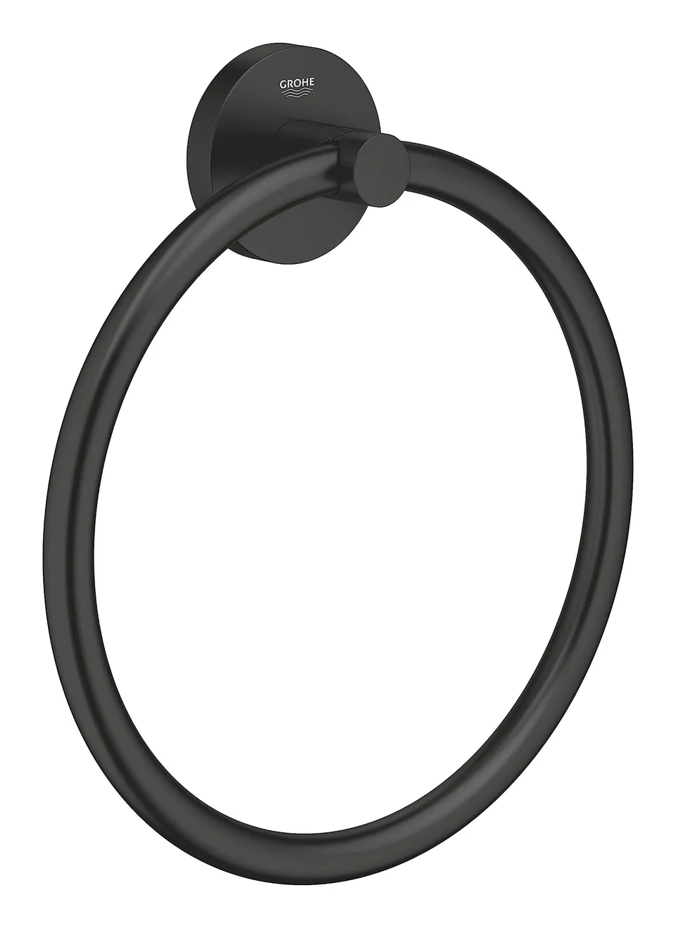 Grohe Start QuickFix 411742430 anello portasciugamani nero 200 mm