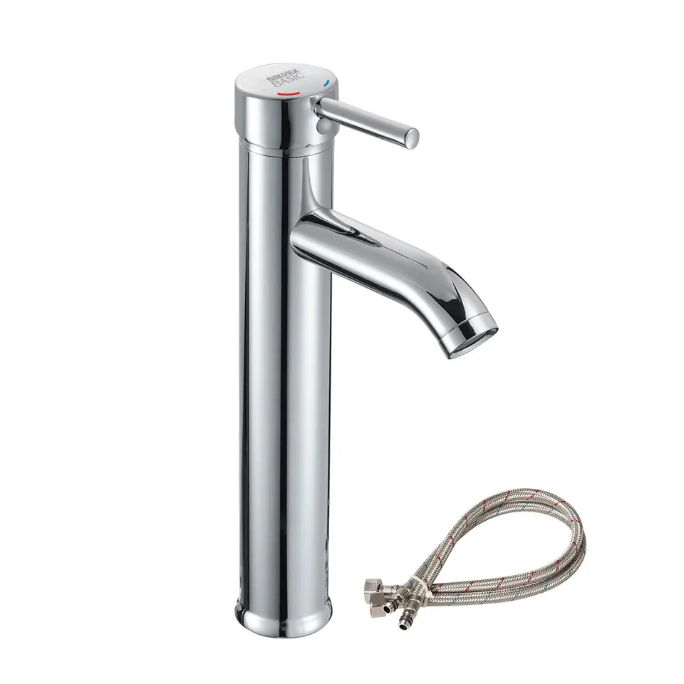 Solvex SF-11801 miscelatore lavabo acciaio cromato