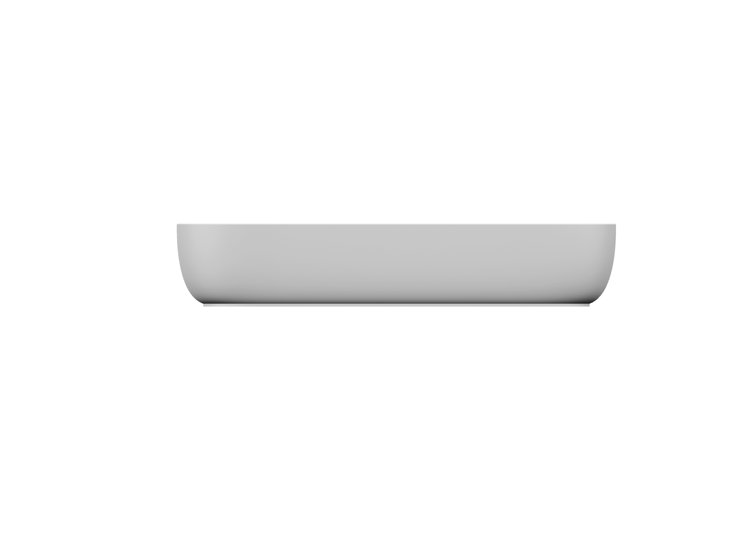 Scarabeo Glam 76/R Lavabo da Appoggio Bianco 76 cm