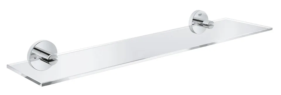 Grohe Start 41202000 mensola vetro cromo 530 mm fissaggio nascosto