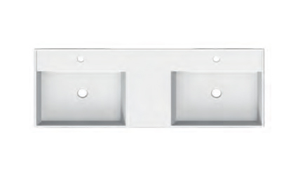 Scarabeo Teorema 2.0 121x46 lavabo in ceramica