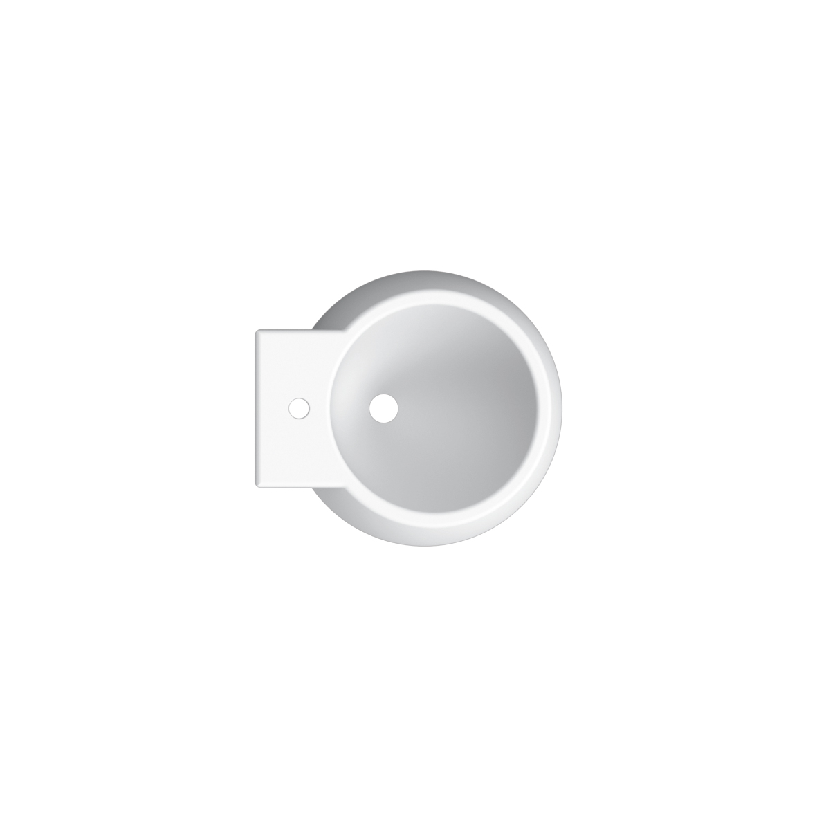 Scarabeo Planet bidet a terra bianco 50x45 cm