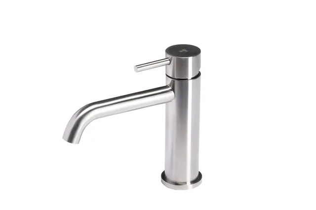 Tubico Nilo miscelatore lavabo senza scarico inox satinato