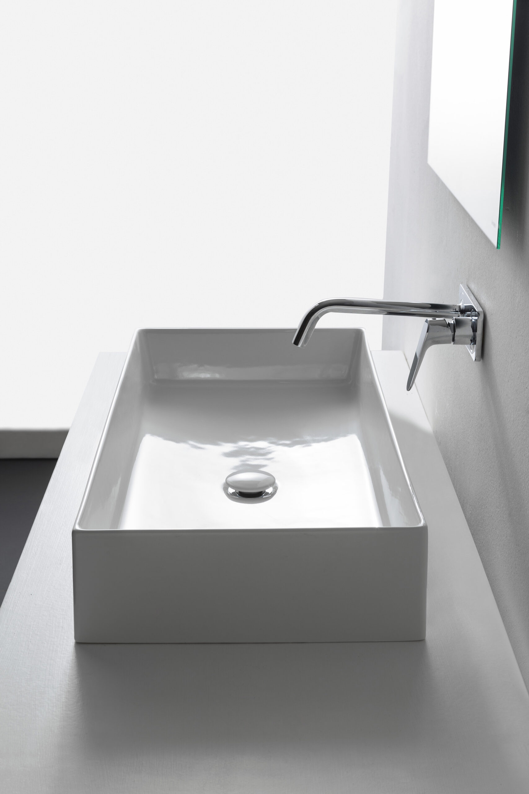 Scarabeo Teorema 2.0 60 lavabo appoggio 60x40 bianco