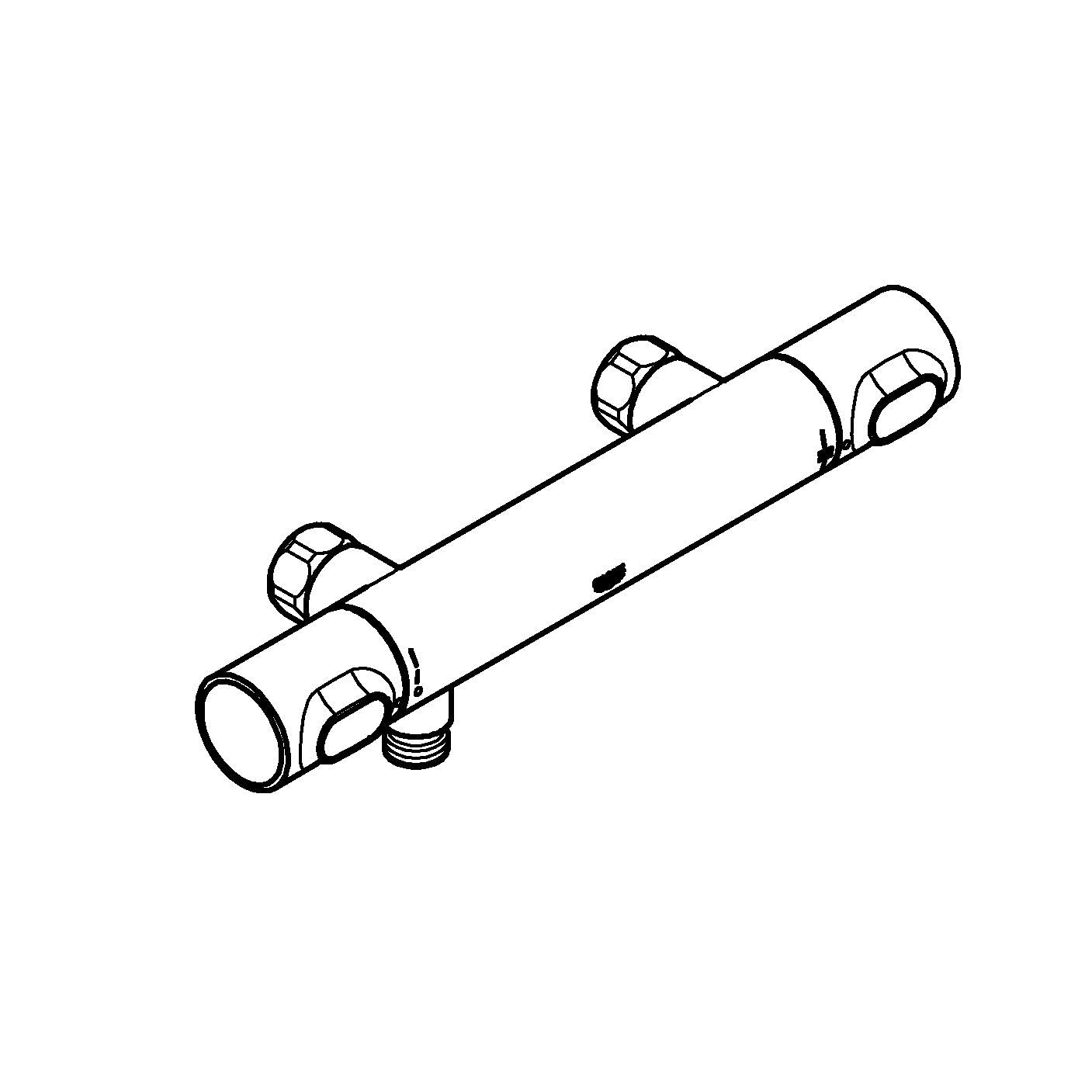 Grohe Precision Flow 34799000 miscelatore termostatico doccia cromo