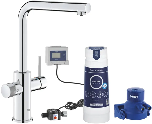 GROHE Blue Pure Minta miscelatore cucina cromo doccetta estraibile