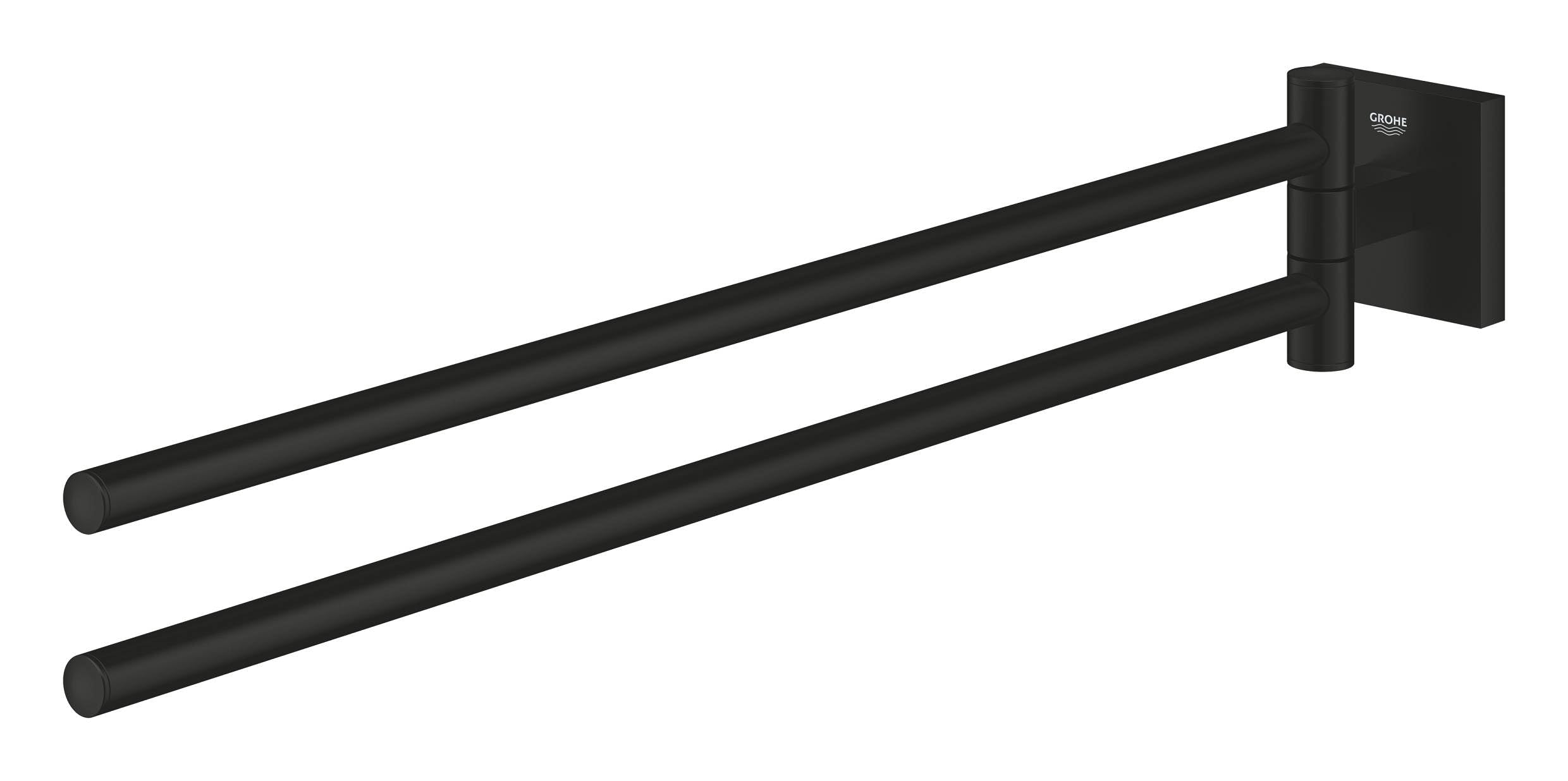 GROHE Start Cube 409762430 portasciugamani nero opaco 438 mm
