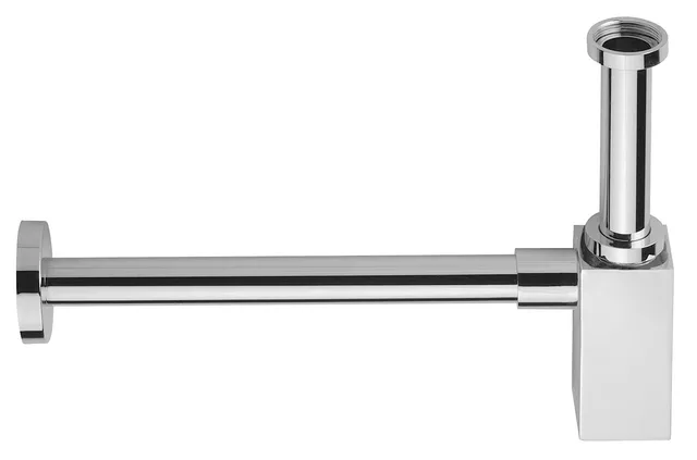 Scarabeo Sifone Quadro in Ottone per Lavabo