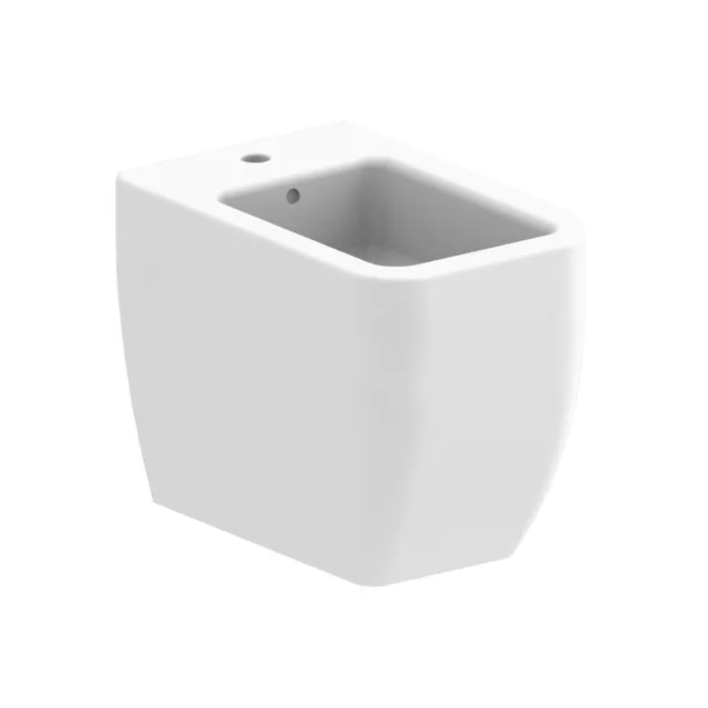 Scarabeo Teorema 2.0 bidet a terra monoforo bianco