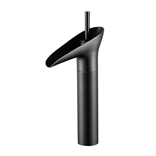 Solvex SP-12025-N miscelatore lavabo cascata nero opaco