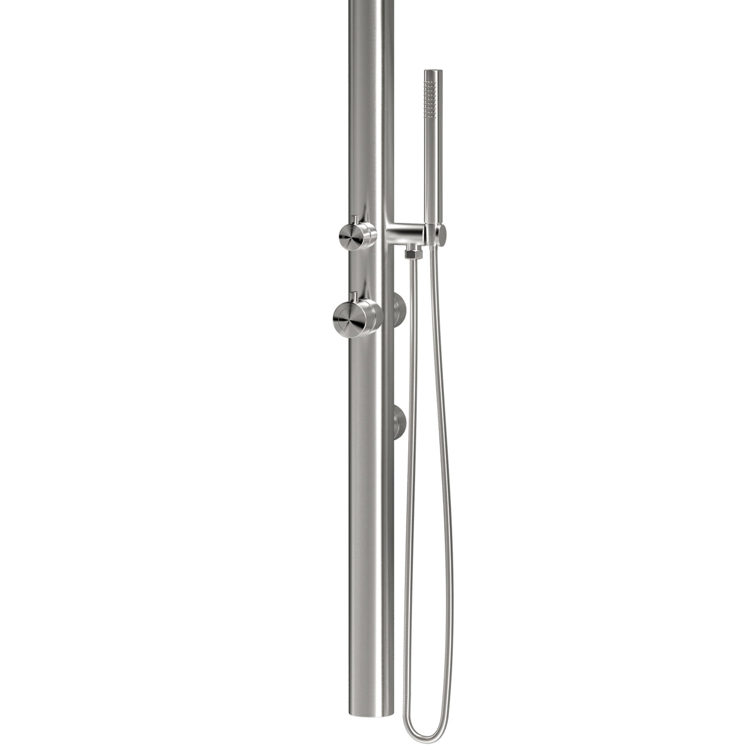 Sined Chia Parete Inox doccia esterna acqua calda fredda