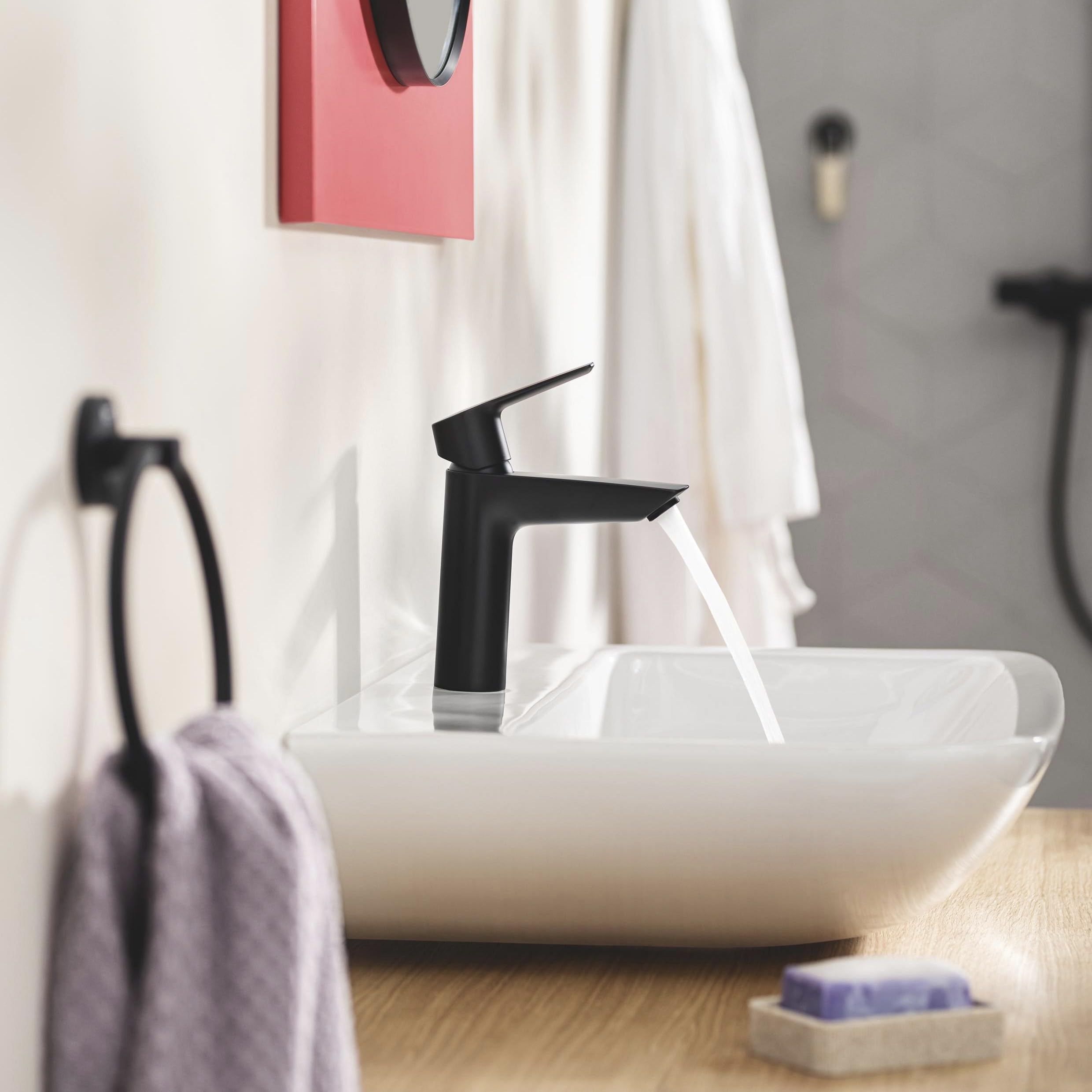Grohe Start 235502432 miscelatore lavabo nero opaco risparmio