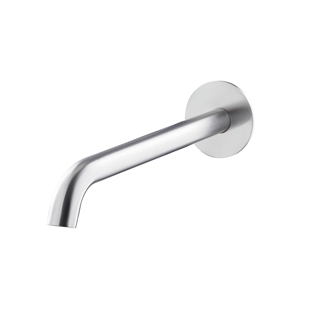 Tubico Colorado bocca lavabo a parete 230 mm inox