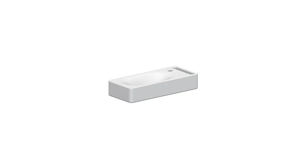 Scarabeo Hung 50 lavabo sospeso ceramica rettangolare