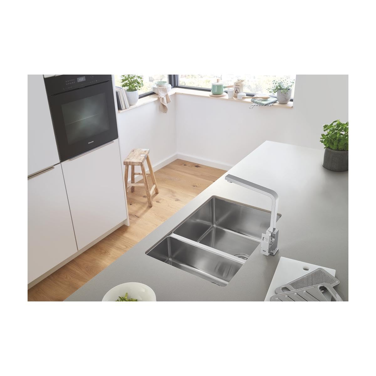 Grohe K700U 31575SD1 lavello cucina 1,5 vasche inox