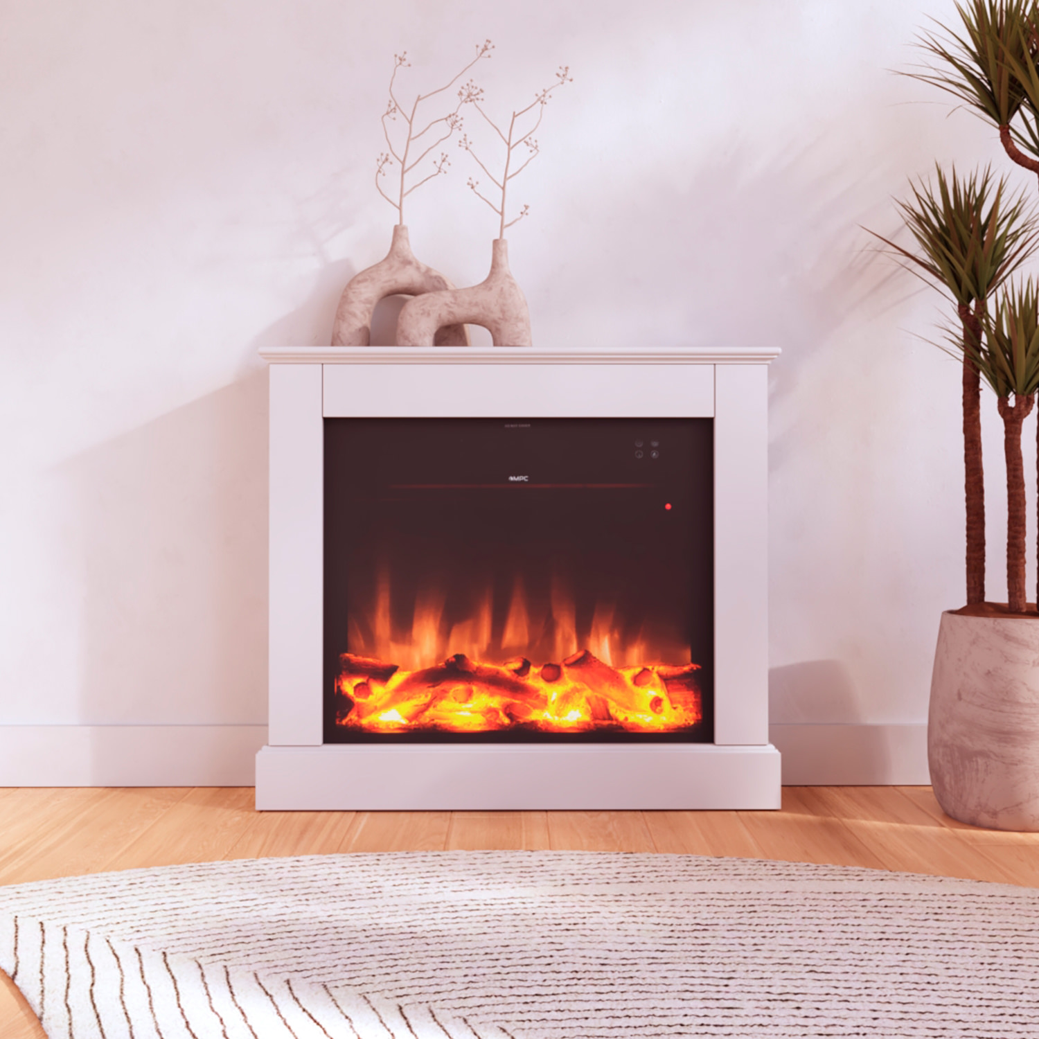 Sined Panarea Caminetto Elettrico da Incasso 1500W