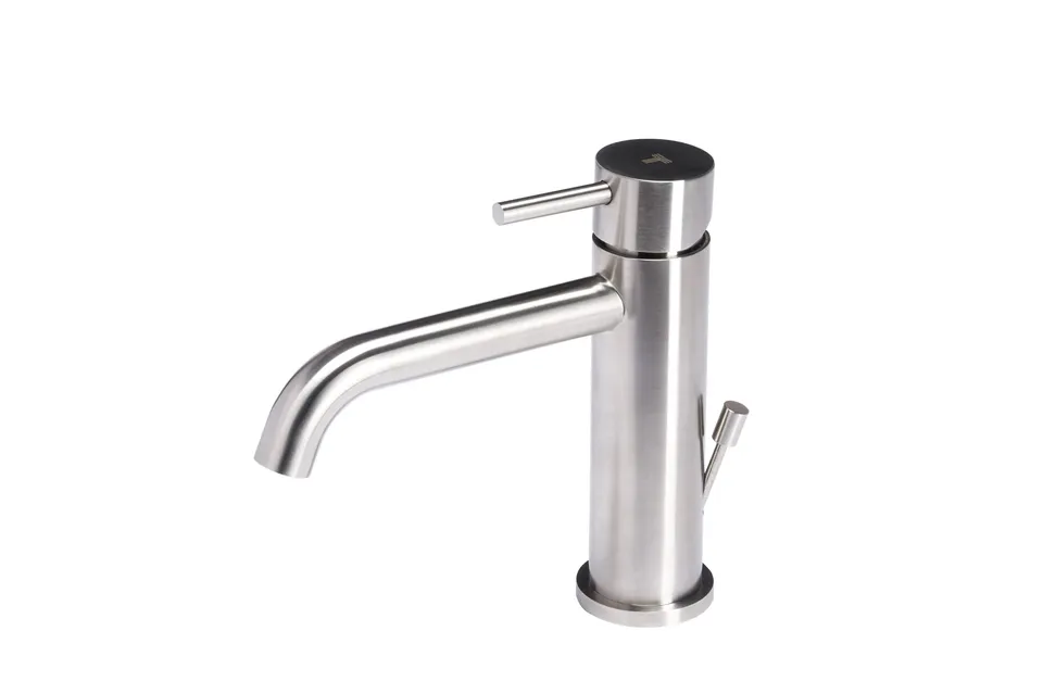 Tubico Nilo miscelatore lavabo con scarico 1"1/4 inox