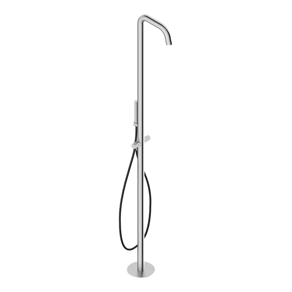 Tubico Wellness Flows colonna doccia pavimento inox