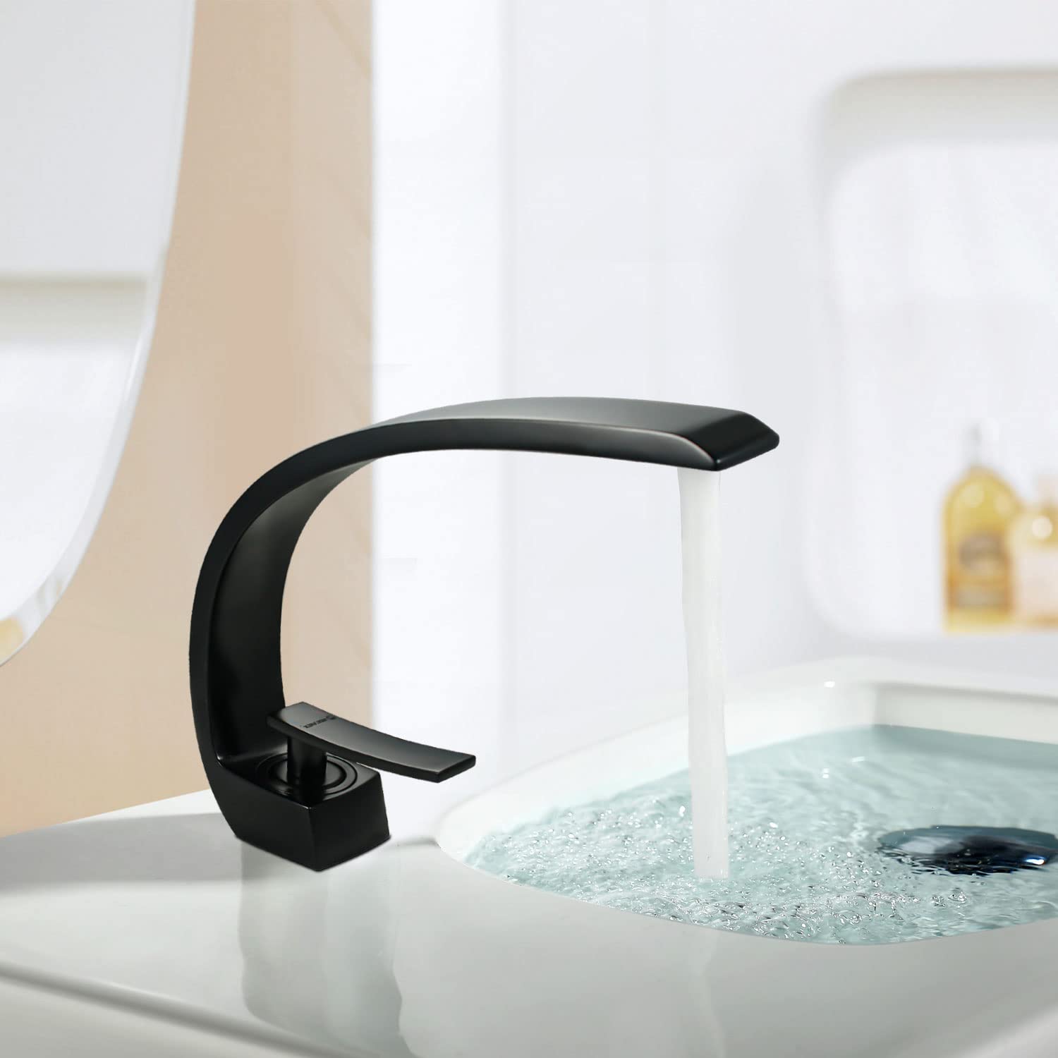 Solvex SP-12017-N rubinetto lavabo nero in ottone