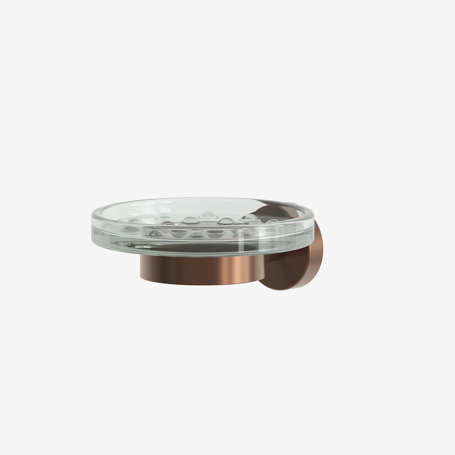 Sined Levante Portasapone a Muro Oro Rosa Inox