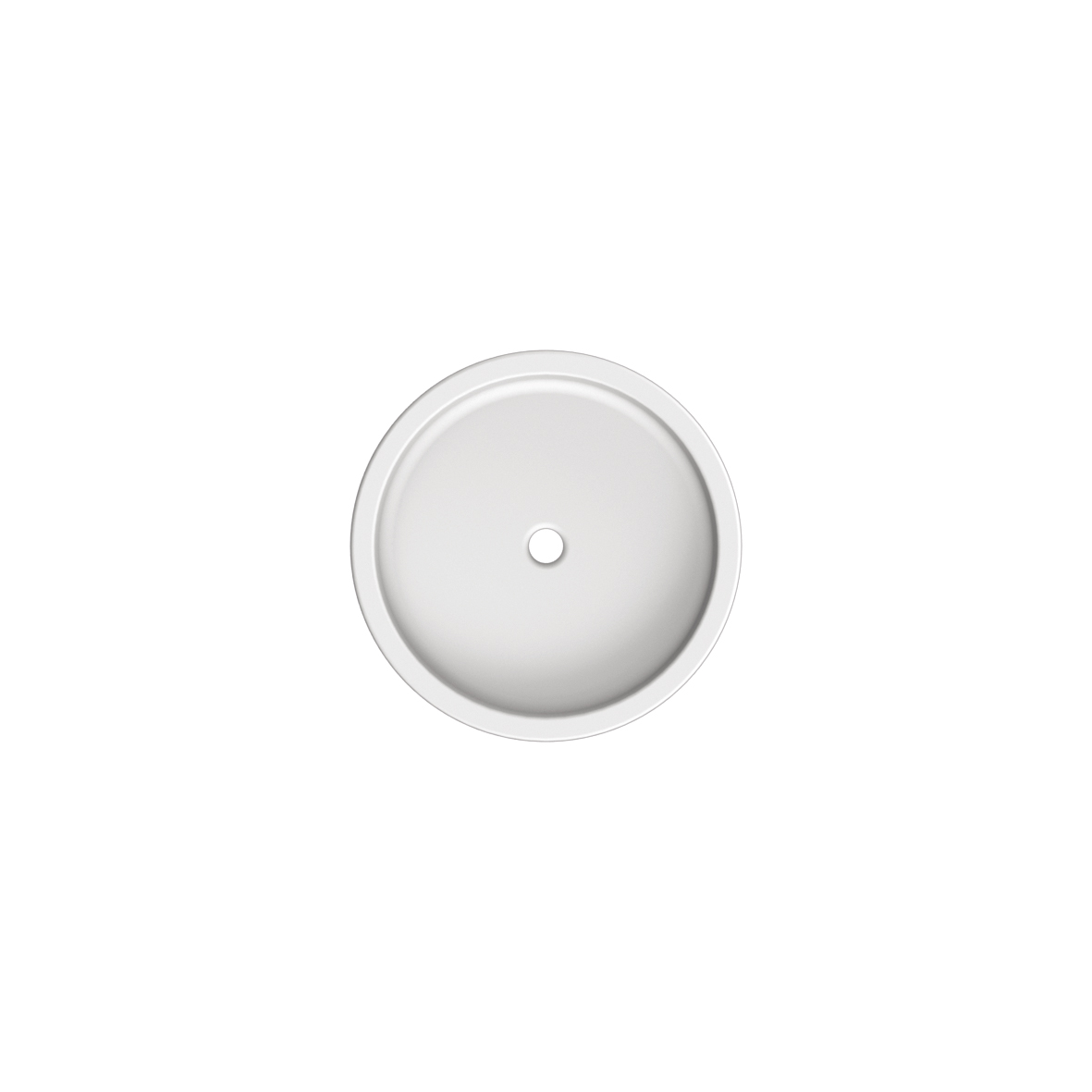 Scarabeo Bucket 50 H6 lavabo tondo bianco ceramica