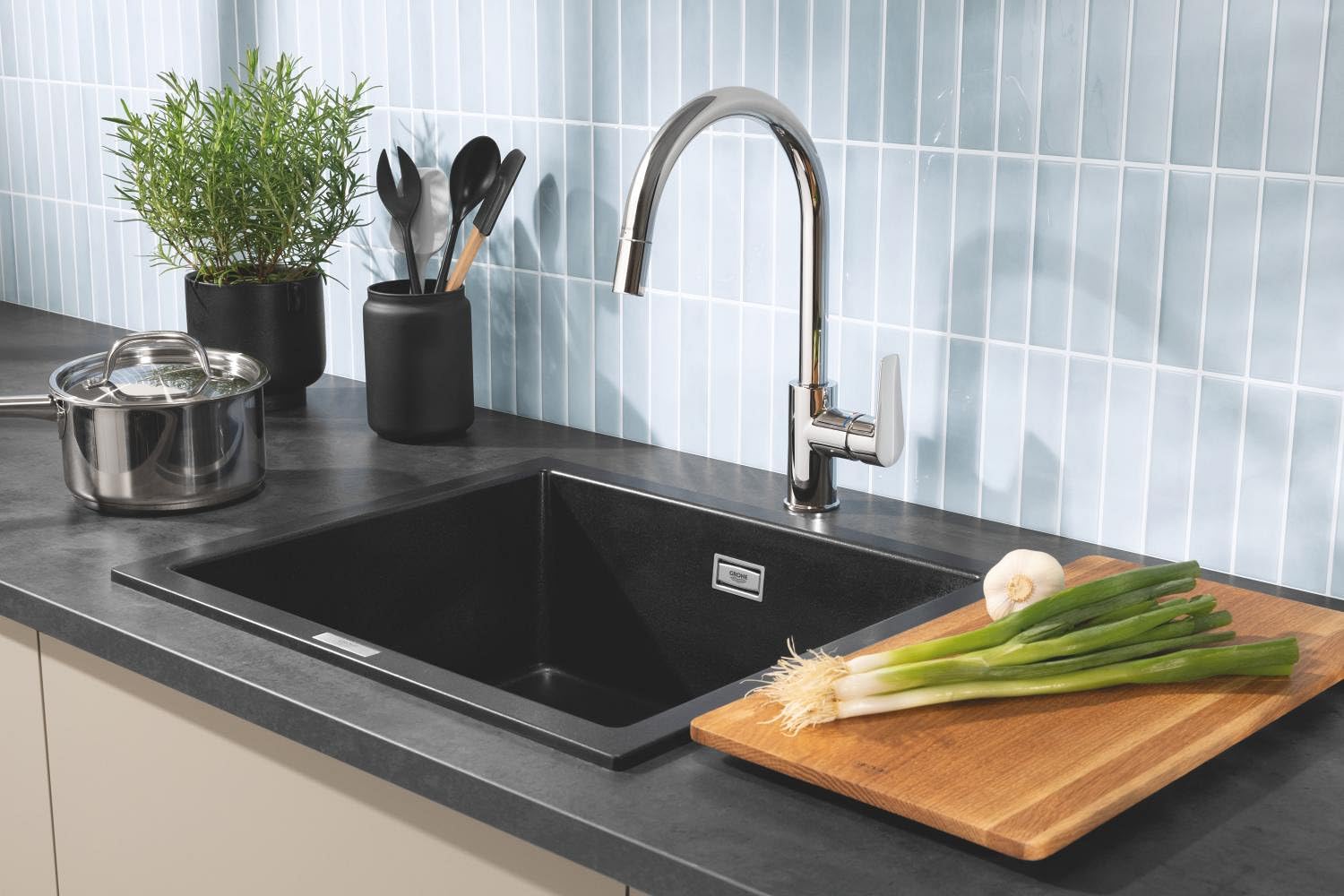 GROHE Start Edge 30550000 rubinetto cucina bocca alta