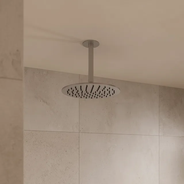 Sined Levante Corto 30 kit soffione a soffitto 30 cm inox 316L