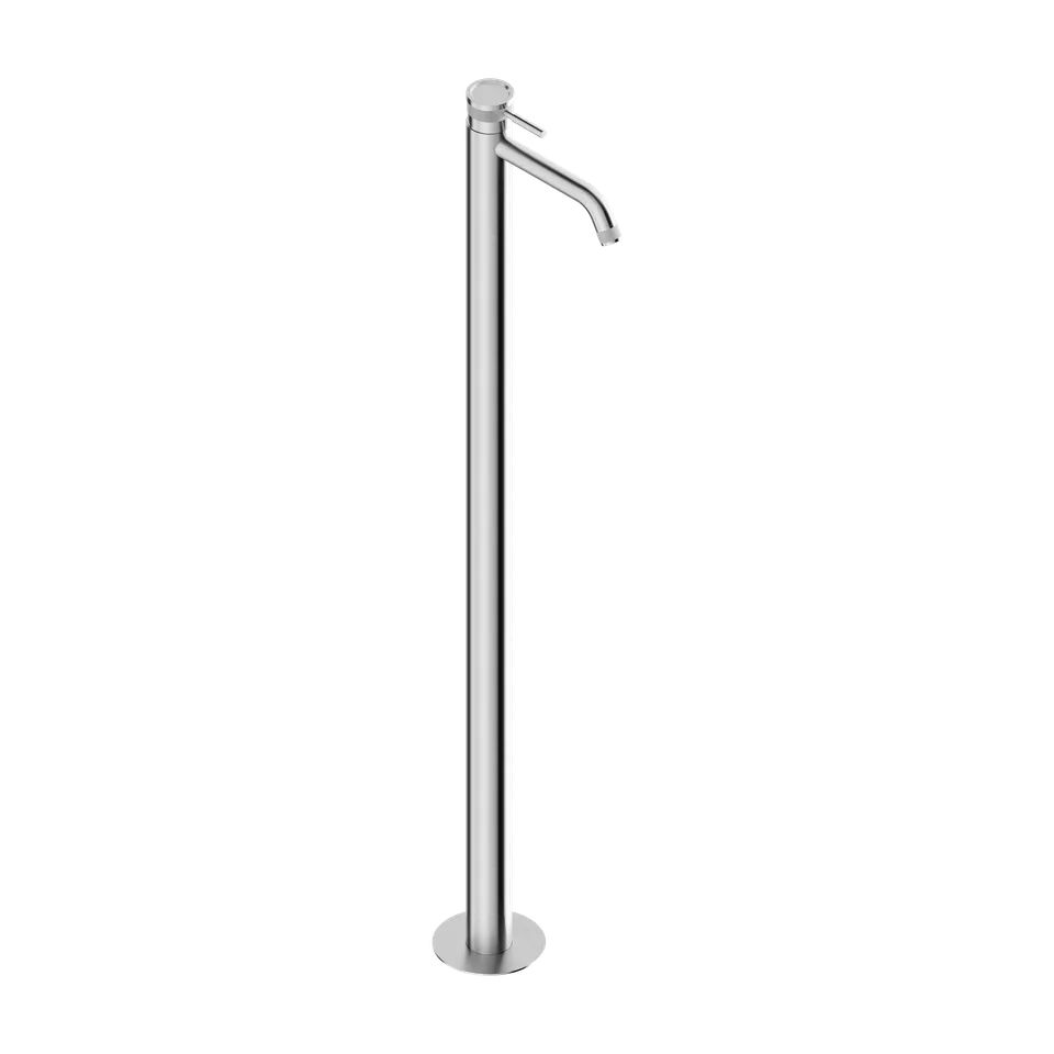 Tubico Volga miscelatore lavabo a pavimento bocca 17 cm
