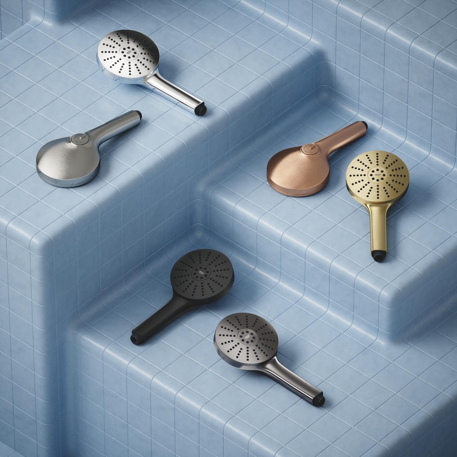 GROHE Vitalio Joy+ 120 134865GN00 set doccia oro 3 getti