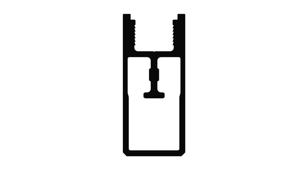 Vismaravetro ZF Dx profilo battuta cromo