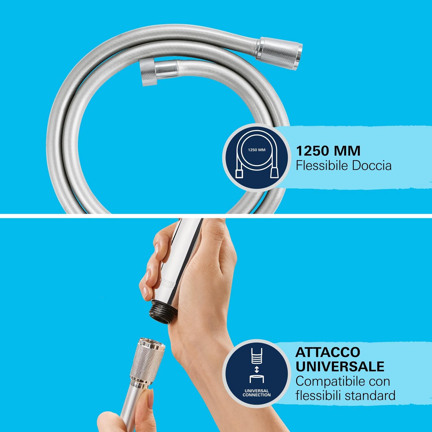 GROHE Tempesta 26175001 doccetta grilletto con supporto