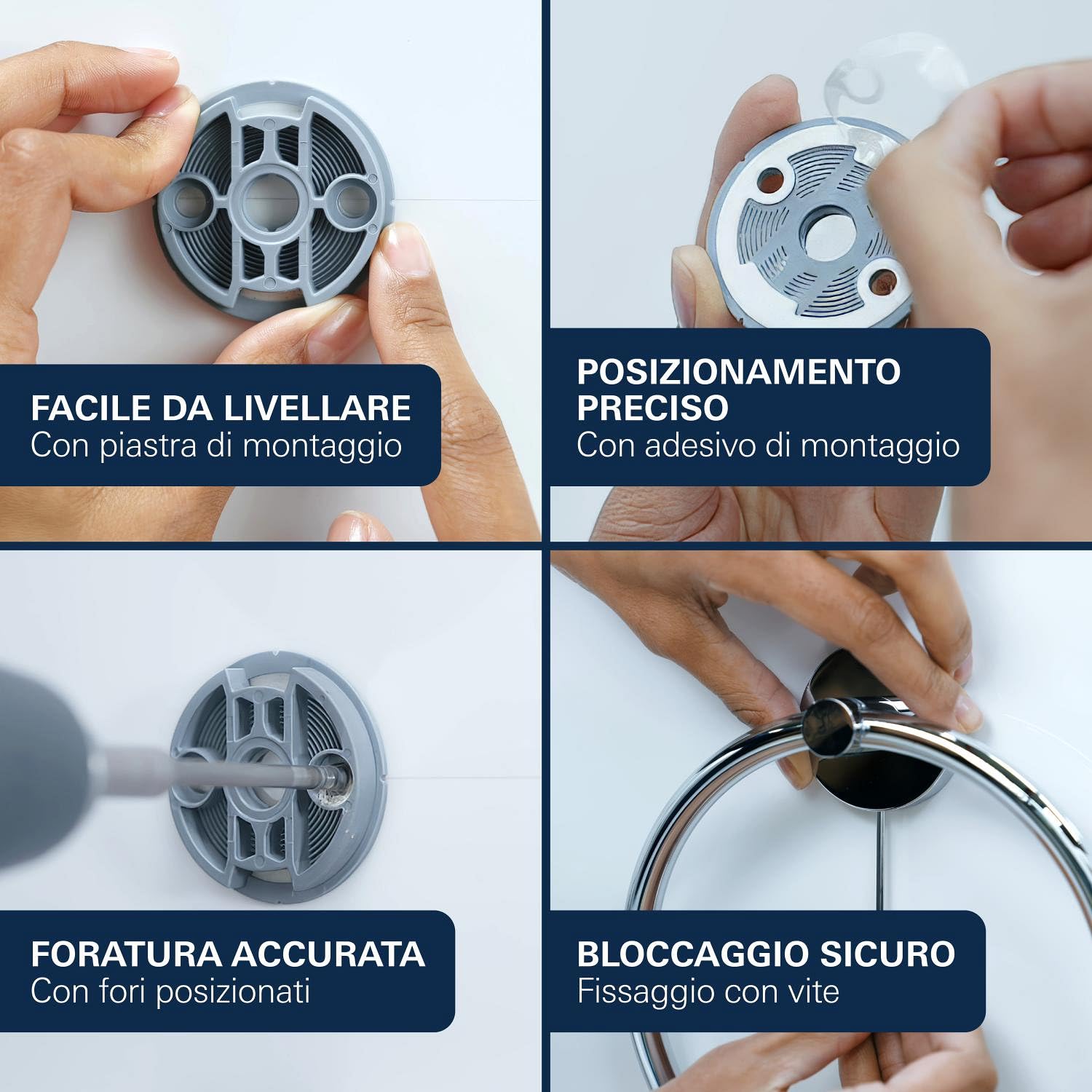 GROHE Start 41203DL0 portasciugamani doppio oro rosa 654 mm