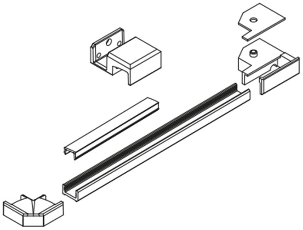 Vismaravetro VA-CA-DA kit ricambi SMF DX argento satinato