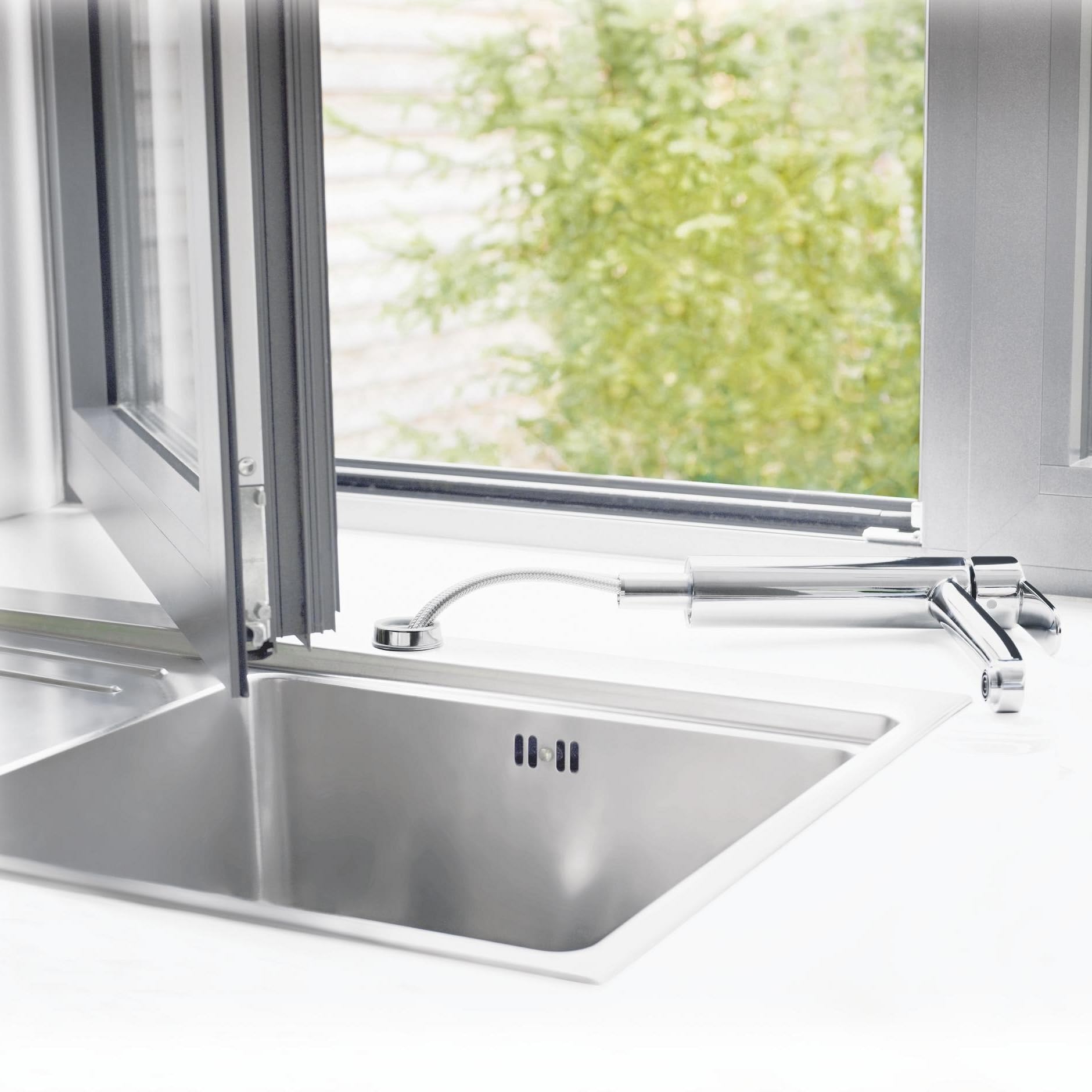 Grohe Concetto 31210001 Miscelatore Cucina Cromo Abbattibile