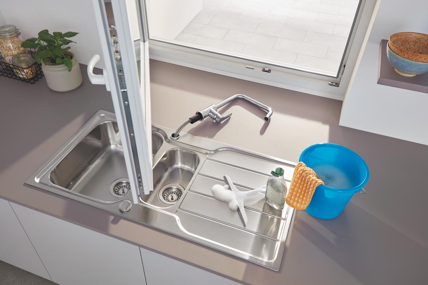 Grohe Start 30630000 Miscelatore Cucina Sottofinestra Piombo Free