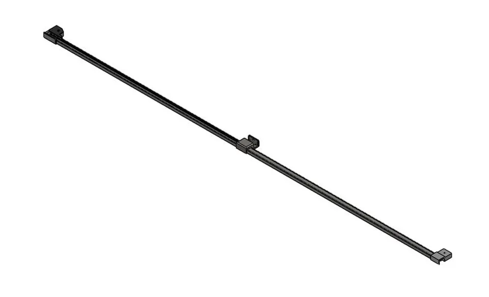 Vismaravetro Serie 8000 KIT SMF CN VN ricambio box doccia nero opaco SX