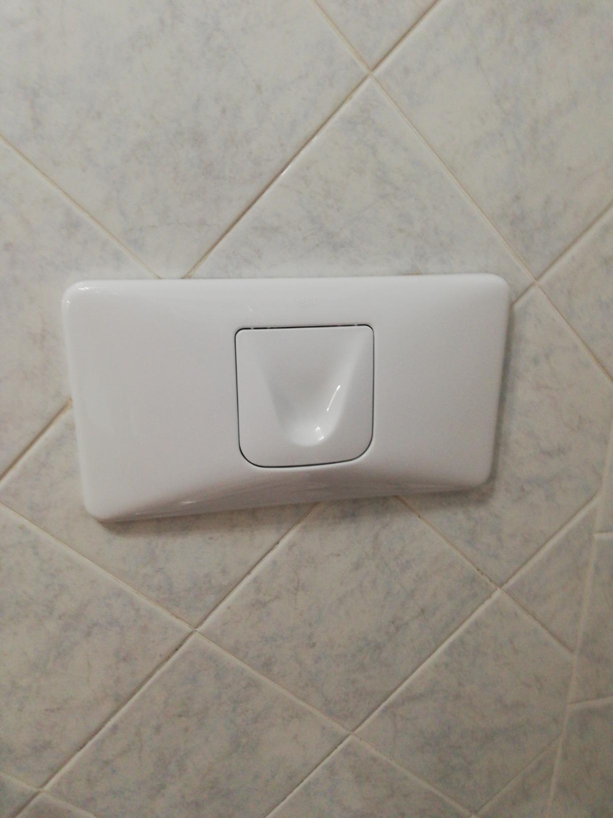 GROHE 37054SH0 Piastra Azionamento WC Bianco 330 mm