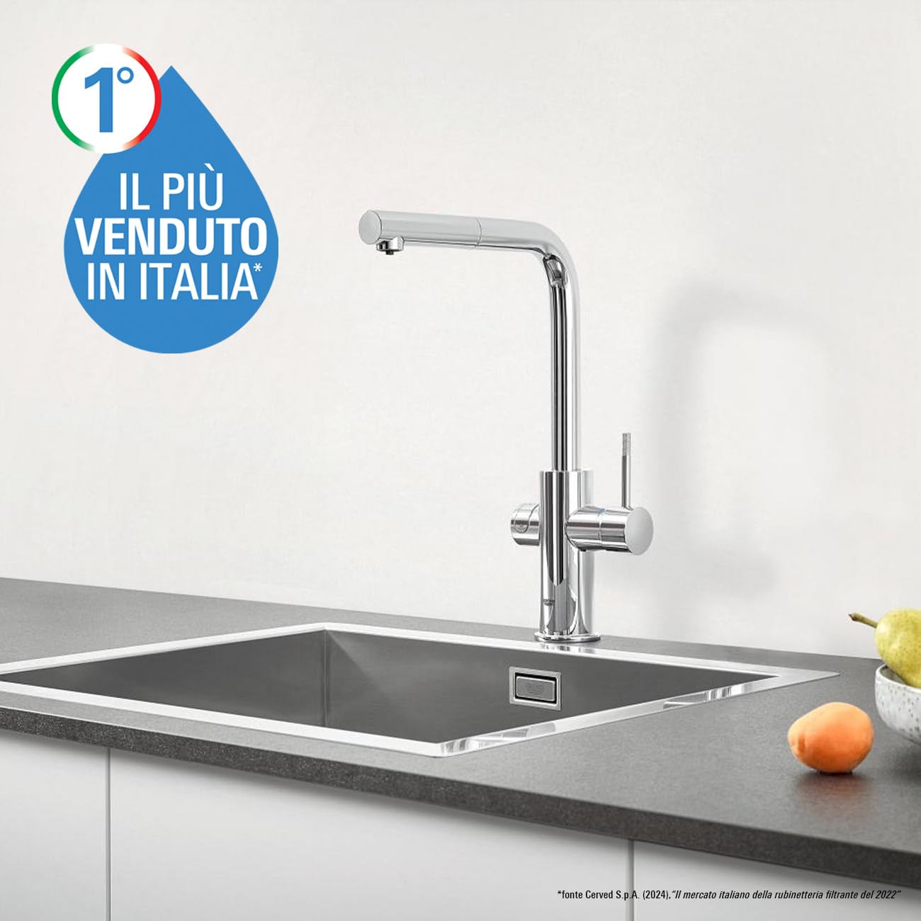 GROHE Blue Professional 31326002 rubinetto frizzante doccetta