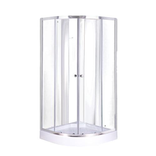 Fluxy Rubino box doccia 80x80 ante scorrevoli trasparente