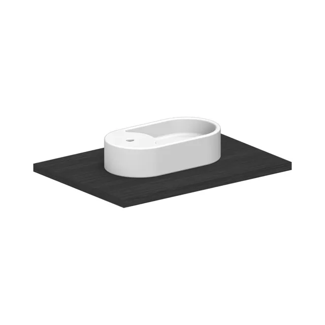 Scarabeo Seventy 56 lavabo da appoggio ovale 55x30