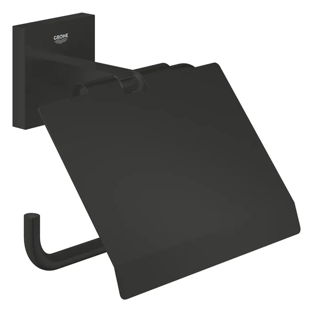 Grohe Start Cube 411022430 portarotolo nero opaco 111 mm