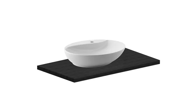 Scarabeo Moai 55R lavabo appoggio 55x46 cm tondo