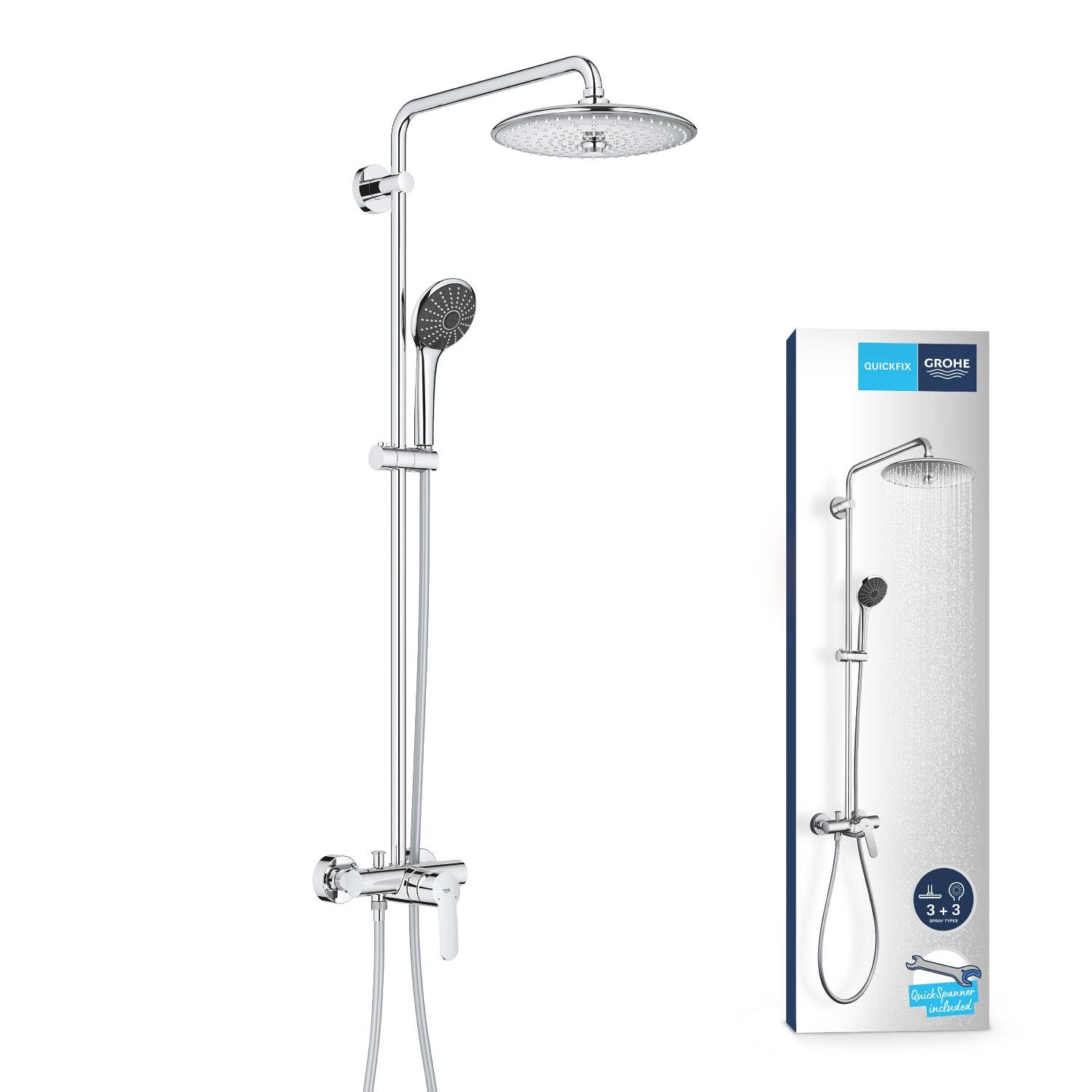 Grohe Vitalio 260 27684001 Colonna Doccia Monocomando EcoJoy