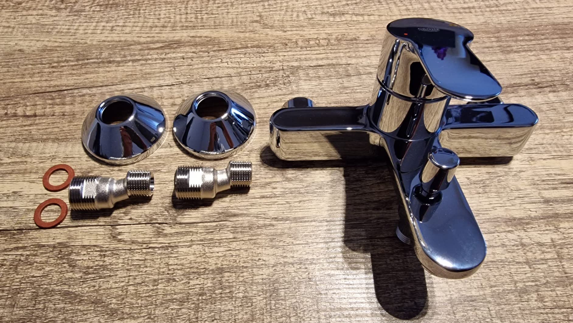 Grohe BauEdge 23334000 miscelatore vasca-doccia cromo