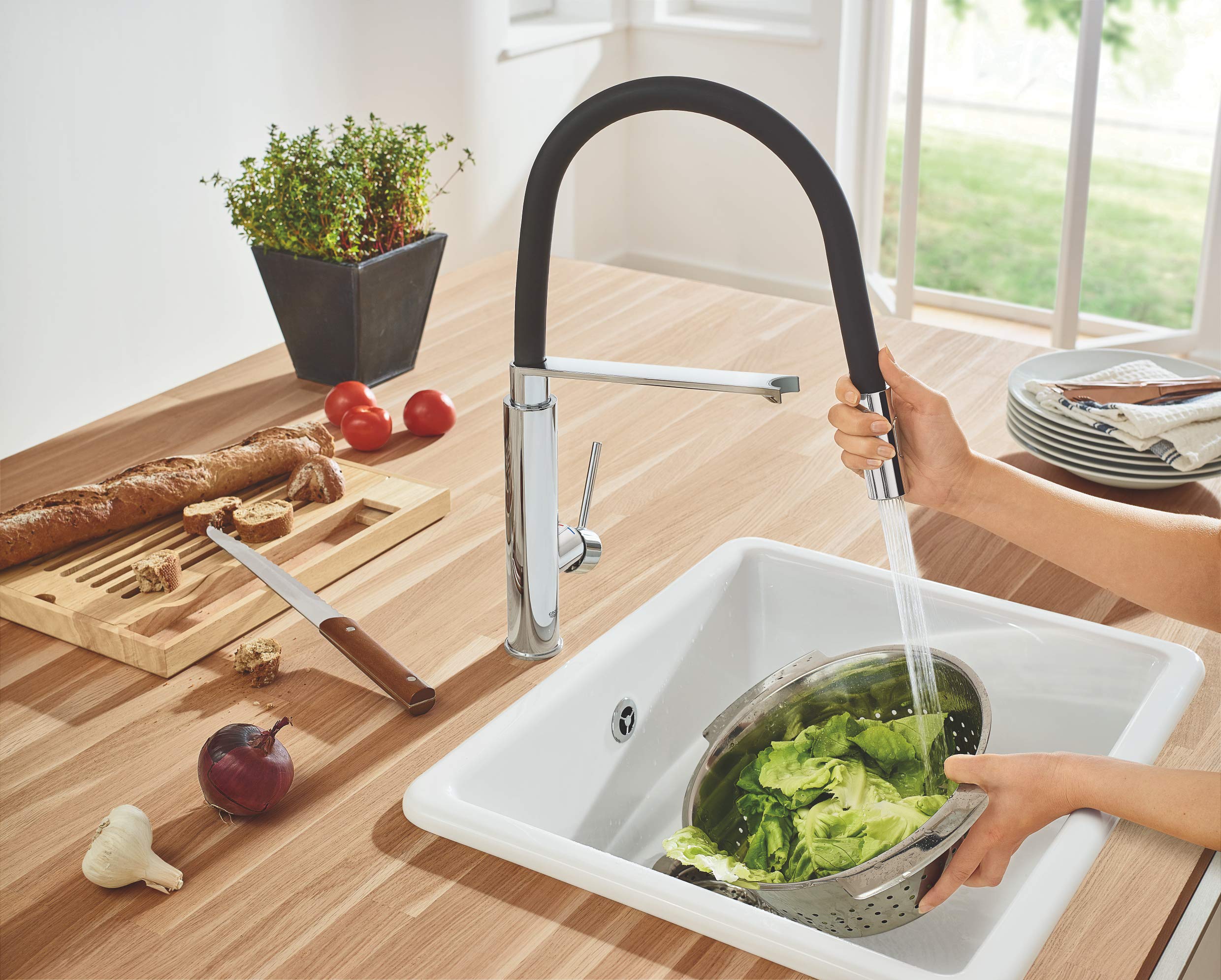 GROHE Eurocube 31491000 rubinetto cucina cromo professionale