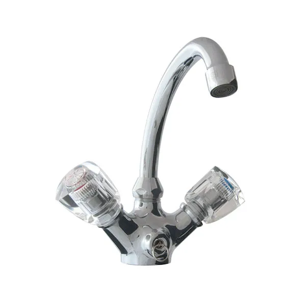 Schmiedl GS1056P Rubinetto Lavabo Monoforo 2 Manopole Girevole
