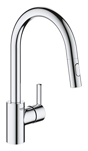 GROHE Feel 31486DC1 miscelatore cucina acciaio satinato bocca alta