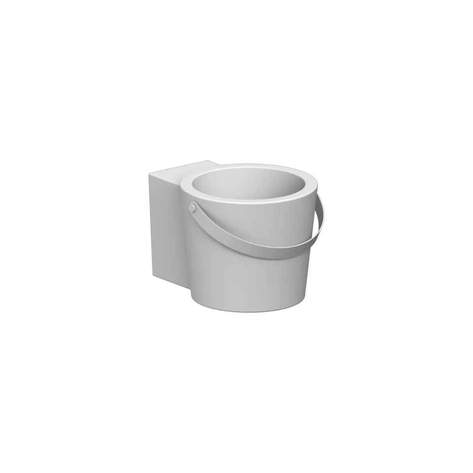 Scarabeo Bucket 40R lavabo tondo sospeso 40x54