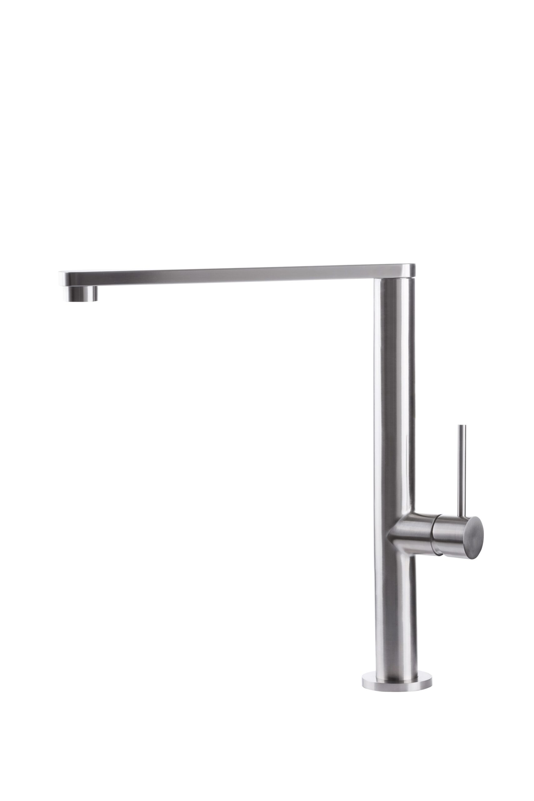 Tubico Kitchen River miscelatore lavello canna piatta inox